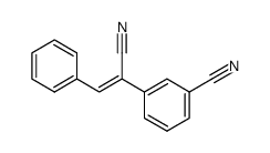 3-((Z)-1-Cyano-2-phenyl-vinyl)-benzonitrile结构式