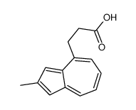 3-(2-methylazulen-4-yl)propanoic acid Structure