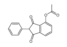 (1,3-dioxo-2-phenylinden-4-yl) acetate Structure