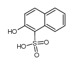 2-HYDROXY-1-NAPHTHALENESULFONIC ACID结构式