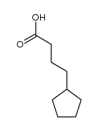 4-cyclopentyl-butyric acid结构式