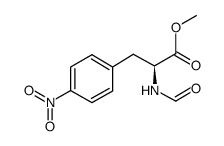 D,L-N-formyl-4-nitrophenylalanine methyl ester结构式