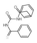 N-(benzenecarbonothioylcarbamoyl)-2-phenyl-acetamide structure