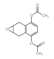 Naphth[2,3-b]oxirene-3,6-diol, 1a,2,7,7a-tetrahydro-, diacetate Structure