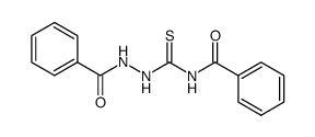 1,4-dibenzoylthiosemicarbazide结构式