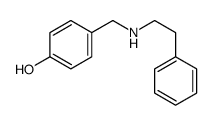 4-[(2-phenylethylamino)methyl]phenol Structure