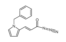 (2E)-3-(1-benzyl-1H-pyrrol-2-yl)acryloyl azide Structure