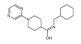 4-Piperidinecarboxamide,N-(cyclohexylmethyl)-1-pyrazinyl-(9CI) picture