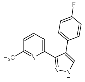 2-(4-(4-氟苯基)-1H-3-吡唑基)-6-甲基嘧啶图片