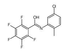 N-(5-chloro-2-methylphenyl)-2,3,4,5,6-pentafluorobenzamide Structure