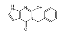 3-benzyl-1,7-dihydropyrrolo[2,3-d]pyrimidine-2,4-dione Structure