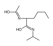 (2S)-2-acetamido-N-propan-2-ylhexanamide结构式