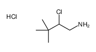 2-chloro-3,3-dimethylbutan-1-amine,hydrochloride Structure