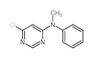 6-chloro-N-methyl-N-phenyl-pyrimidin-4-amine structure