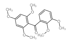 (2,3-dimethoxyphenyl)-(2,4,6-trimethoxyphenyl)methanone structure