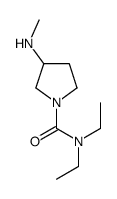 N,N-diethyl-3-(methylamino)pyrrolidine-1-carboxamide Structure