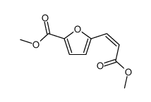 METHYL 5-(2-METHOXYCARBONYLVINYL)FURAN-2-CARBOXYLATE Structure