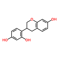2',4',7-三羟基异黄烷结构式
