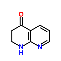 2,3-二氢-1,8-萘啶-4(1h)-酮结构式