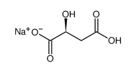 DL-MALIC ACID MONOSODIUM SALT structure