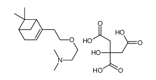 2-[2-(6,6-dimethyl-4-bicyclo[3.1.1]hept-3-enyl)ethoxy]-N,N-dimethylethanamine,2-hydroxypropane-1,2,3-tricarboxylic acid Structure