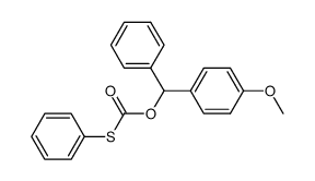 4-Methoxybenzhydryl-S-phenylthiocarbonat结构式