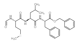 N-FORMYL-MET-LEU-PHE BENZYL ESTER结构式