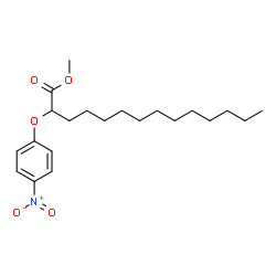 methyl 2-(p-nitrophenoxy)tetradecanoate结构式