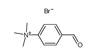 4-formyl-N,N,N-trimethyl-benzenaminium bromide Structure