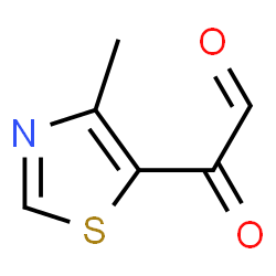 5-Thiazoleacetaldehyde,4-methyl--alpha--oxo- structure