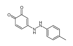 4-[2-(4-methylphenyl)hydrazinyl]cyclohexa-3,5-diene-1,2-dione Structure