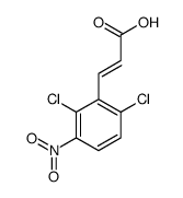 3-(2,6-dichloro-3-nitrophenyl)prop-2-enoic acid结构式