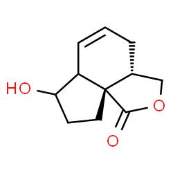 1H,3H-Indeno[3a,4-c]furan-1-one,3a,4,6a,7,8,9-hexahydro-7-hydroxy-,(3aR,9aR)-rel-(9CI) picture