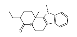 3-ethyl-12,12b-dimethyl-2,3,6,7,12,12b-hexahydroindolo[2,3-a]quinolizin-4(1H)-one Structure