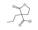 3-Furancarbonylchloride,tetrahydro-2-oxo-3-propyl-(9CI)结构式