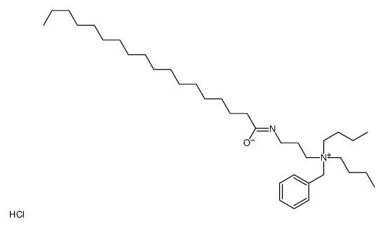 benzyldibutyl[3-[(1-oxooctadecyl)amino]propyl]ammonium chloride structure