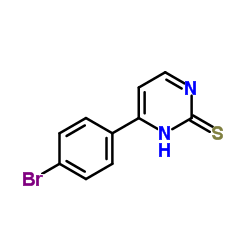 4-(4-bromophenyl)pyrimidine-2-thiol Structure