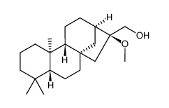 16β-methoxy-17-hydroxyl-ent-kaurane Structure