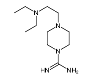 4-[2-(diethylamino)ethyl]piperazine-1-carboximidamide结构式