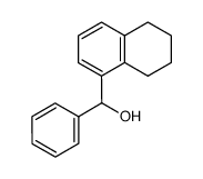 (+/-)-Hydroxy-phenyl-(5.6.7.8-tetrahydro-naphthyl-(1))-methan结构式