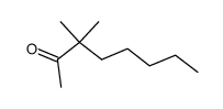 3,3-dimethyl-octan-2-one结构式