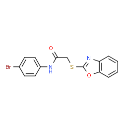 2-(benzo[d]oxazol-2-ylthio)-N-(4-bromophenyl)acetamide picture