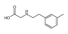 N-(3-methyl-phenethyl)-glycine Structure