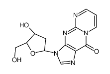 3-(2'-deoxyribofuranosyl)pyrimido(1,2-a)purin-10(3H)-one结构式