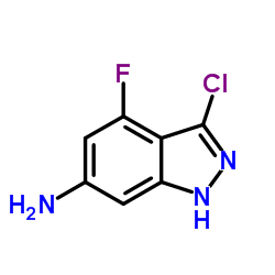 3-Chloro-4-fluoro-1H-indazol-6-amine picture