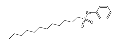 Se-phenyl 1-dodecane-selenosulfonate结构式