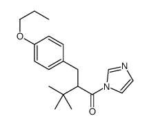 1-imidazol-1-yl-3,3-dimethyl-2-[(4-propoxyphenyl)methyl]butan-1-one结构式