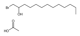 acetic acid,1-bromotridecan-2-ol结构式