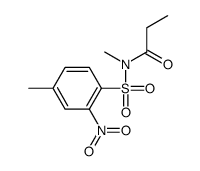 N-methyl-N-(4-methyl-2-nitrophenyl)sulfonylpropanamide Structure