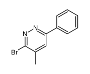 3-bromo-4-methyl-6-phenylpyridazine结构式